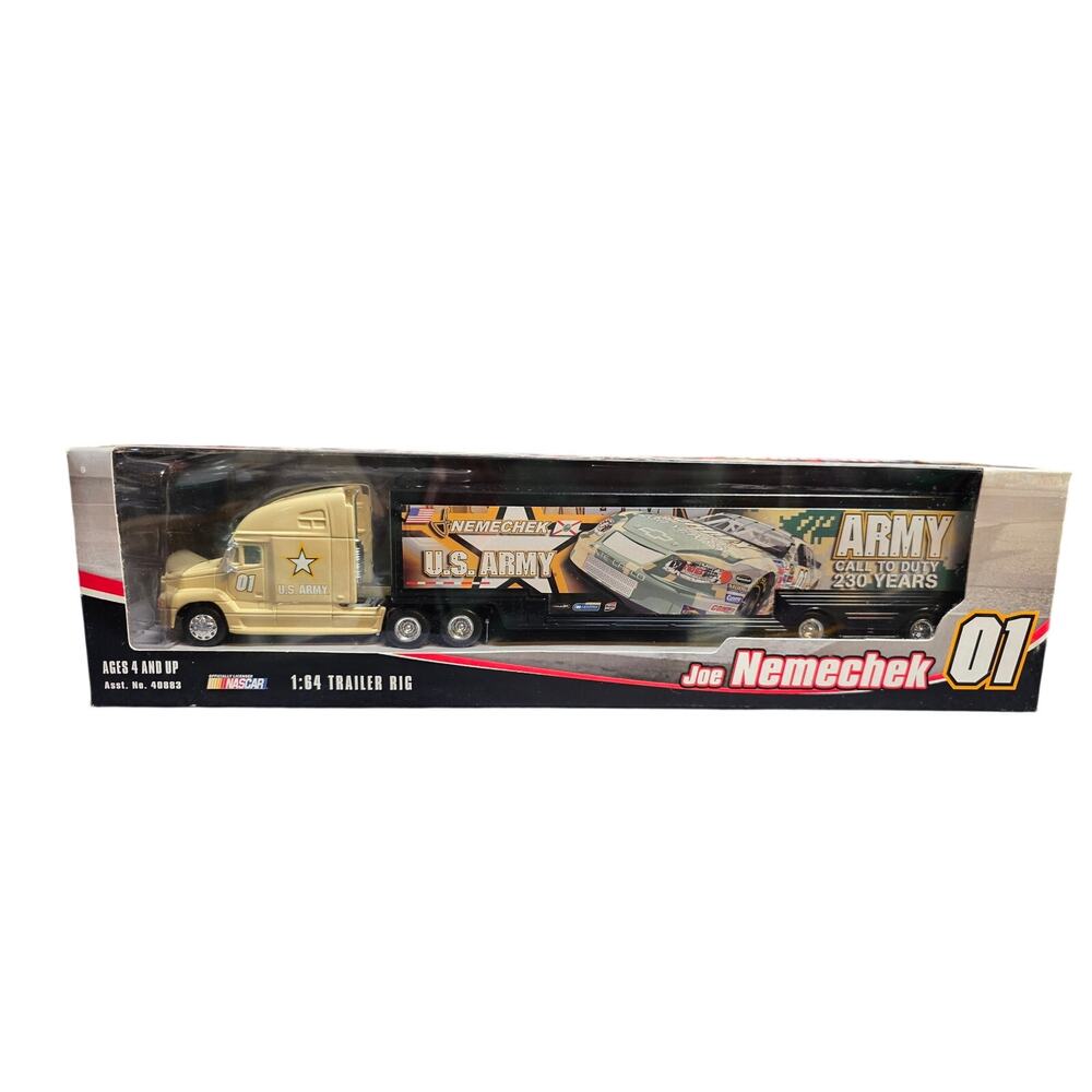 Joe Nemechek 01 US Army Call to Duty 230 Years Winners Circle 1:64 Hauler Nascar